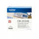 ETICHETTE BROTHER DK22246 IN CARTA 103,6MM X 30,48M NERO SU BIANCO